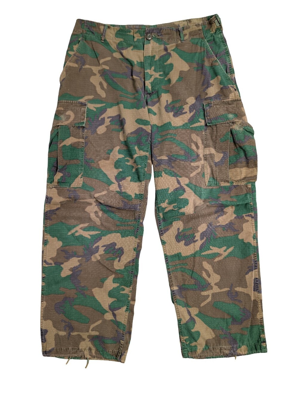 US Vietnam ERDL Jungle Fatigue Combat Trousers 1969 - 34x30